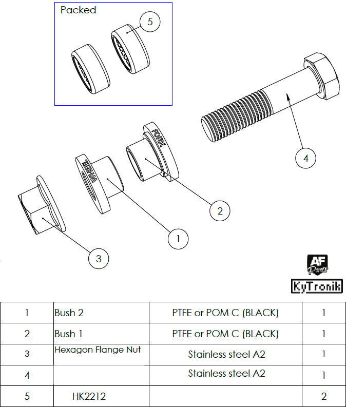 Bearing Tool Kit - AF Parts - KyTronik 